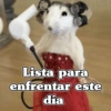 Lista para enfrentar este dia