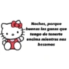 Noches, porque buenas las ganas que tengo de tenerte encima mientras nos besamos