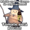 Rápido no hay tiempo de explicaciones! Corona Mega geysio Tómate está poción