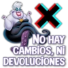 X NO HAY CAMBIOS, Ni DEVOLUCIONES