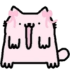 Pink silly cat 15