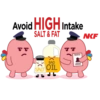 Avoid HIGH Intake SALT & FAT す BAD SALT OIL JT WANTED NKF
