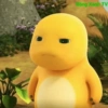 Chubby yellow dinosaurus 24