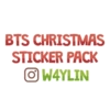 BTS Christmas Stickers 8
