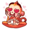 Monkey Sticker by* 22