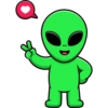 Alieny el extraterrestre 1💚👽🌎🌕 12