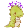 Más dinosaurios kawaii 12
