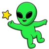 Alieny el extraterrestre 1💚👽🌎🌕 8