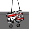 Cartoon krl commuterline 21