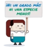 INI UN GRADO MÁS NI UNA ESPECIE MENOS!