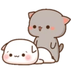 Mochis Peach Cat Animados 15