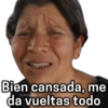 Bien cansada, me da vueltas todo @paraguayita_01