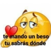 te mando un beso
tu sabrás dónde