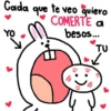 Cada YO que te veo quiero COMERTE a besos... TU