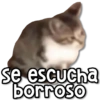 se escucha borroso