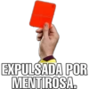 Tarjeta roja. 15