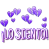 LO SIENTO!
