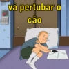 vå pertubar o
cão
