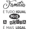 Familia É TUDO IGUAL MAS NOSSA A É MAIS LEGAL