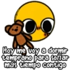Hoy me voy a dormir
temprano para soñar
más tiempo contigo