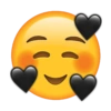 Emoji and black 6