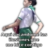 x
Aarón
Aquí sacándome las
ilusiones que
me hice contigo