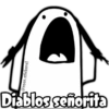 @rose.stickers1 Diablos señorita
