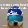 te mando unos besos tu sabras en donde @suciocrippy