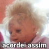 acordei assim