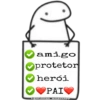 amigo protetor herói PAI figurinhas whatsapp