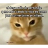 el desarrollo de personaje
q me está dando la vida es como
para convertirme en villano.