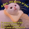 Asies, me gusta el pan
P: pensarte todo el dia
A: amarte siempree
N: no parar de extrañarte
KIT