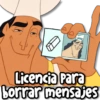 Licencia Para borrar mensajes