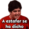 A estafar se ha dicho