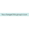You changed this group's icon