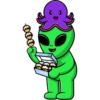 Alieny el extraterrestre 3 🌎💚👽 5