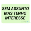 MENSAGENS DO ZAP 😼 12