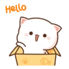 Mochis Peach Cat Animados 22