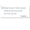 Maaf pesan tidak dapat dibaca karena anda pencari janda 7:29 PM