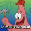 M lo mau gua pukul