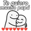 Te quiero carols.zdio mucho papá