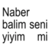 Naber balim seni yiyim mi