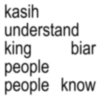 kasih understand king people biar people know