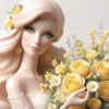 Barbie Flores Amarillas 🌼🌻💅🏻 8