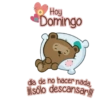 Hoy Domingo dia de no hacer nada, il sólo descansar!!!