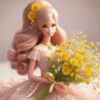 Barbie Flores Amarillas 🌼🌻💅🏻 11