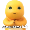 Dino Kuning Nailoong Sticker94 16