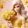 Barbie Flores Amarillas 🌼🌻💅🏻 9
