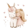 Cute Princesa y Unicornio 🦄👑 9
