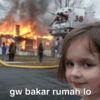 @stickerneindonesia 38 gw bakar rumah lo